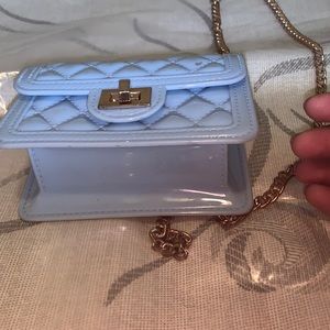 Blue purse